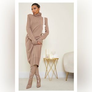 Turtleneck Sweater Dress